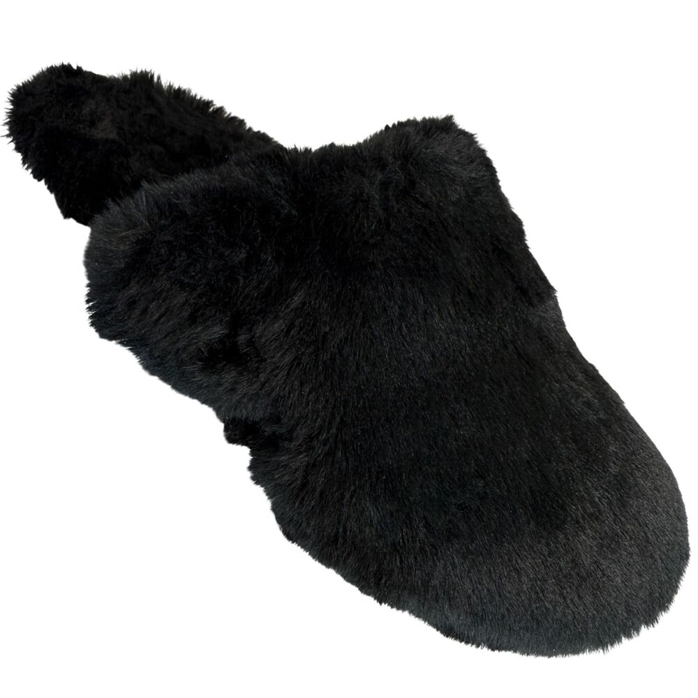 Vionic Gemma Plush Black Women's Orthotic Slippers Adjustable Closure Size 7 - Picture 5 of 13